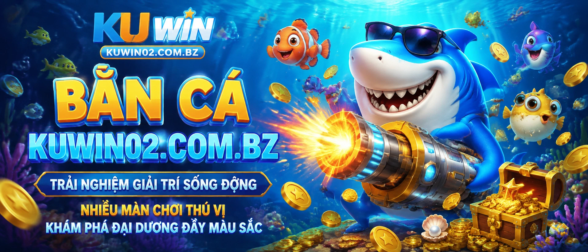 Bắn Cá Đại Dương với giao diện biển sâu 3D